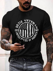 Thriftgiftshop US Veteran DD 214 ESTD 1776 T-Shirt 250th Anniversary Clothing Presents For Patriots