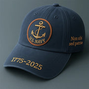 Thriftgiftshop U.S.Navy 250th Anniversary Hat Non Sibi Sed Patriae 1775 2025 Best USN Merch