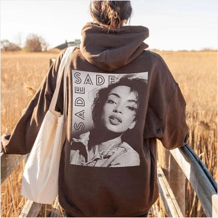 Sade Hoodie Vintage Sade Adu Album Cover Hoodie Retro Sade Graphic Sade Gift For Men Gifts For Fans - Thriftgiftshop