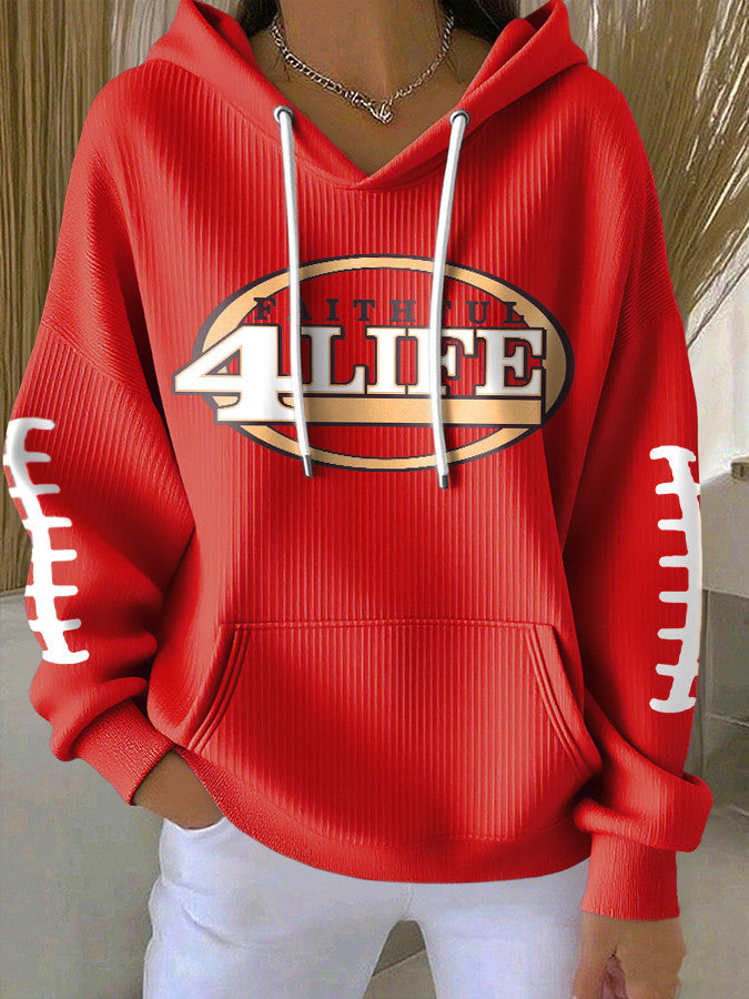 San Francisco Football Hoodie San Francisco Strong Merch Game Day Clothing Gifts For Sister - Thriftgiftshop