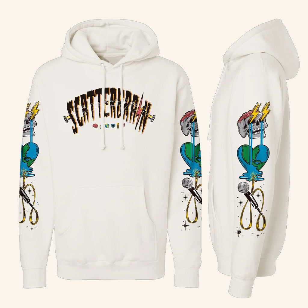 Scatterbrain Merch Emoji Hoodie Birthday Presents For Boyfriend - Thriftgiftshop