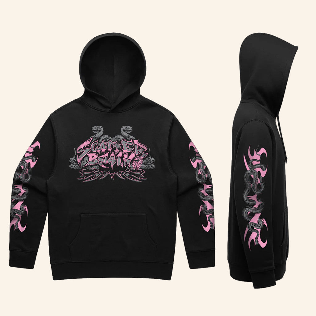 Scatterbrain Merch Snake Black Hoodie Best Birthday Gift For Sister - Thriftgiftshop