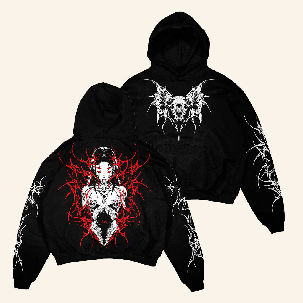 Scummy Bears Merch Goth Af Bloodlust Hoodie Xmas Gifts For Girlfriend - Thriftgiftshop
