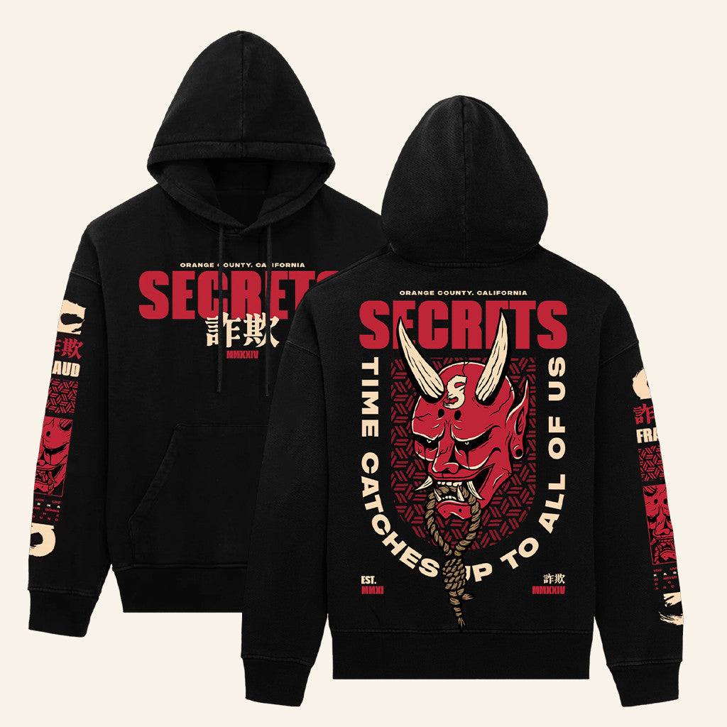 Secrets Merch Secrets Devil Black Hoodie Unique Gifts For Music Lovers - Thriftgiftshop