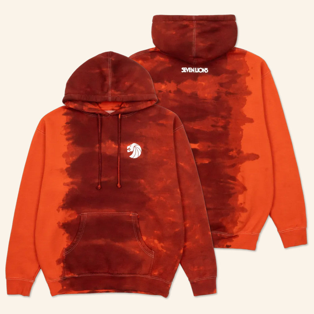 Seven Lions Merch Autumn Tie Dye Hoodie Presents For Music Lovers - Thriftgiftshop