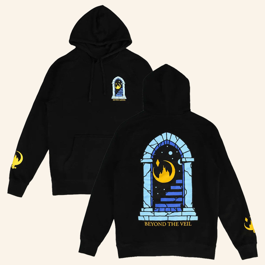 Seven Lions Merch Beyond The Veil Gateway Hoodie Cool Gifts For Music Lovers - Thriftgiftshop