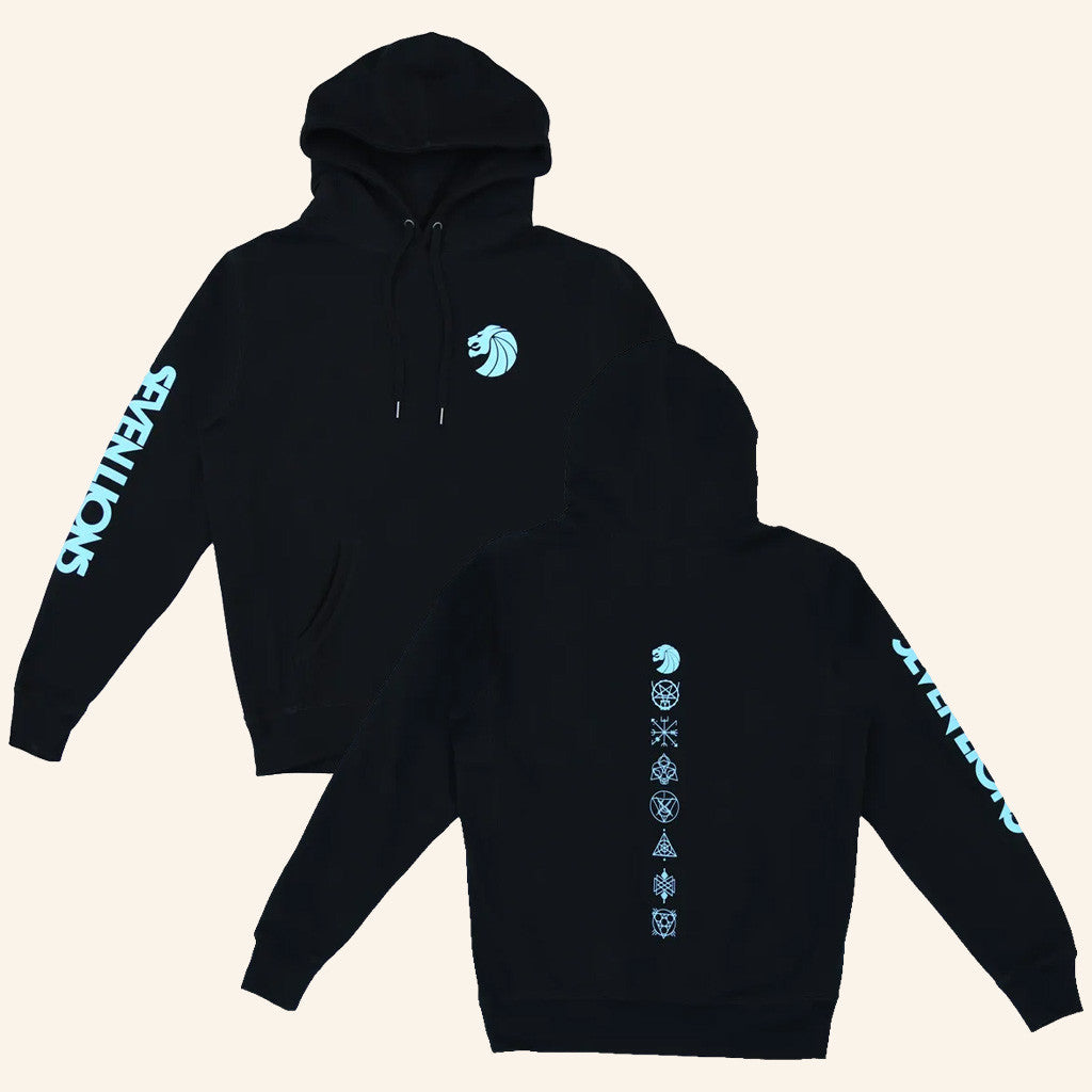 Seven Lions Merch Seven Lions Symbol Hoodie Music Related Gifts For Guys - Thriftgiftshop