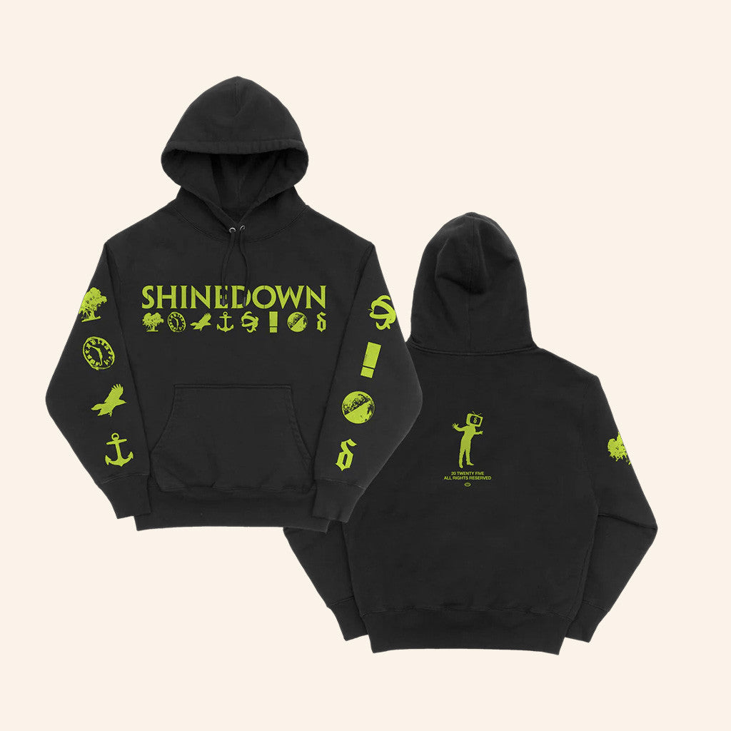 Shinedown Merch Sd Logos Hoodie Gifts For Rock Lovers - Thriftgiftshop