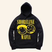 Shoreline Mafia Merch Shoreline Mafia Smile Black Hoodie Gifts For Hip Hop Lovers - Thriftgiftshop