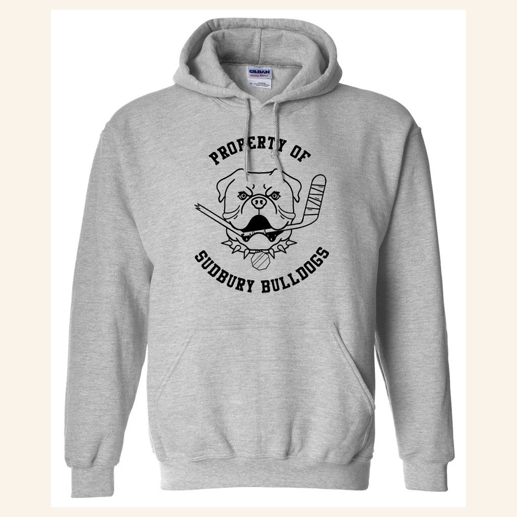 Shoresy Merch Property Of Sudbury Bulldogs Hoodie Gift Ideas For Hockey Lovers - Thriftgiftshop
