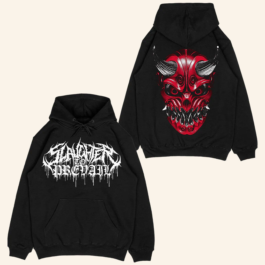 Slaughter To Prevail Merch Slaughter To Prevail Oni Hoodie Gifts For Brother - Thriftgiftshop