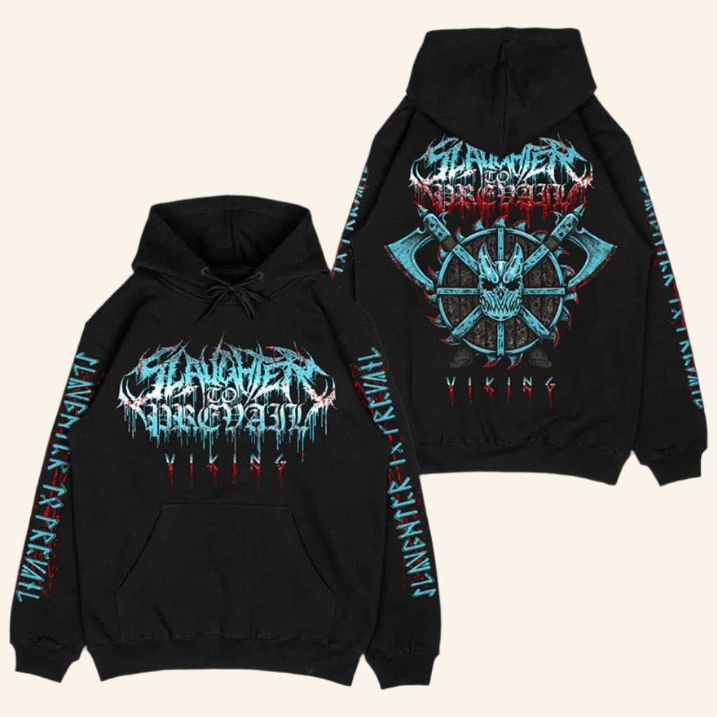 Slaughter To Prevail Merch Slaughter To Prevail Viking Hoodie Christmas Gifts For Him - Thriftgiftshop