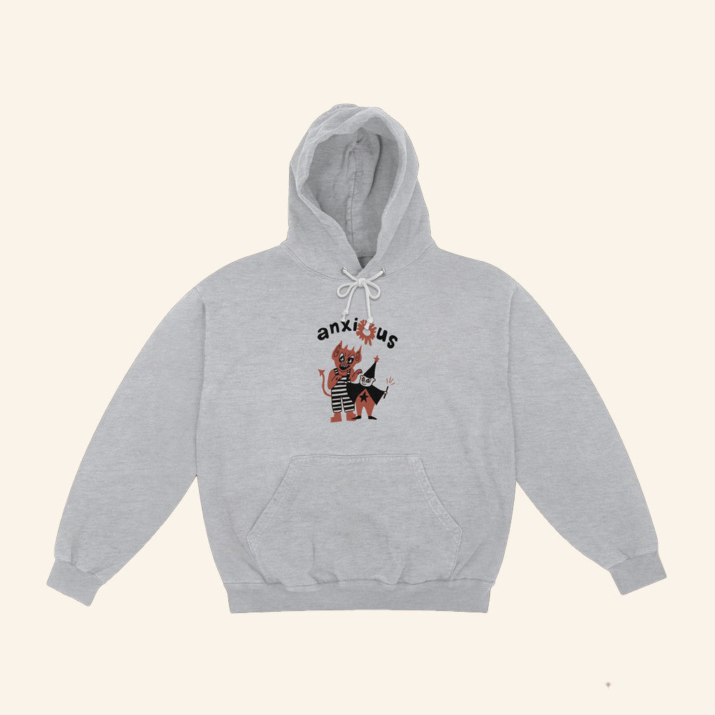 Some Merch Anxious Baby Devil Hoodie Birthday Gifts For Girlfriend - Thriftgiftshop
