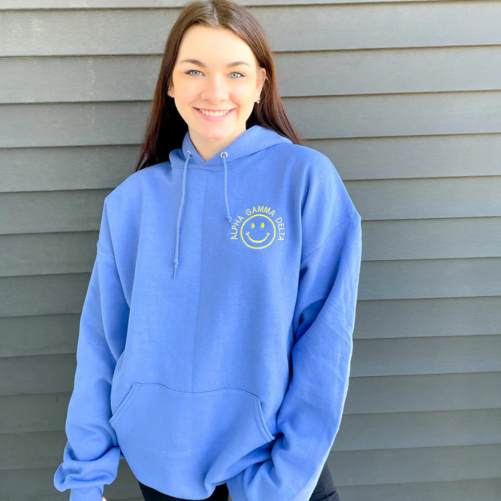 Sorority Merch All Smiles Sorority Hoodie Christmas Gifts For Sister - Thriftgiftshop