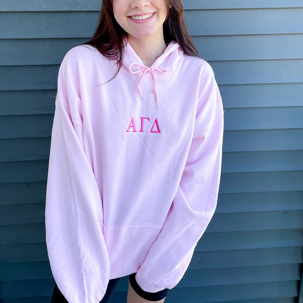 Sorority Merch Embroidered Sorority Hoodie Best Gifts For Friends - Thriftgiftshop