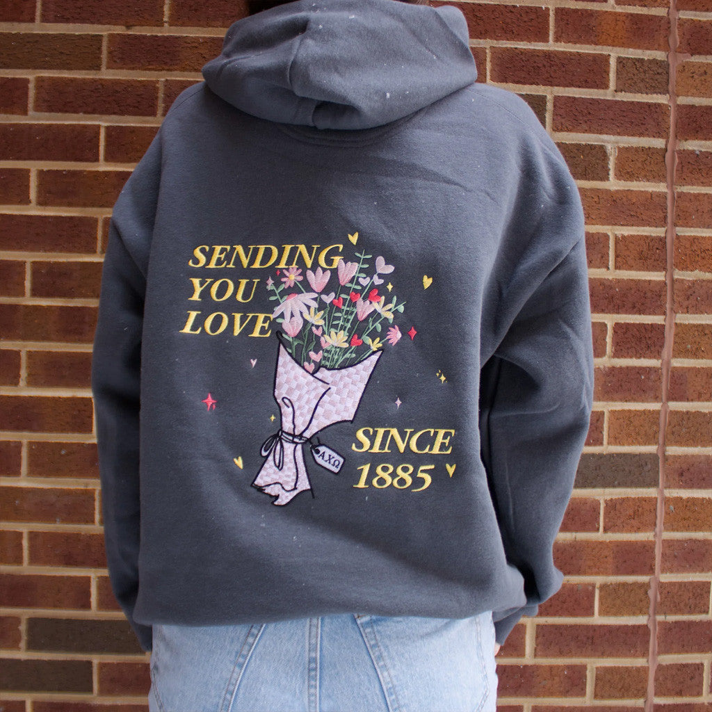 Sorority Merch Sending You Love Hoodie Sorority Hoodie Christmas Present For Her - Thriftgiftshop