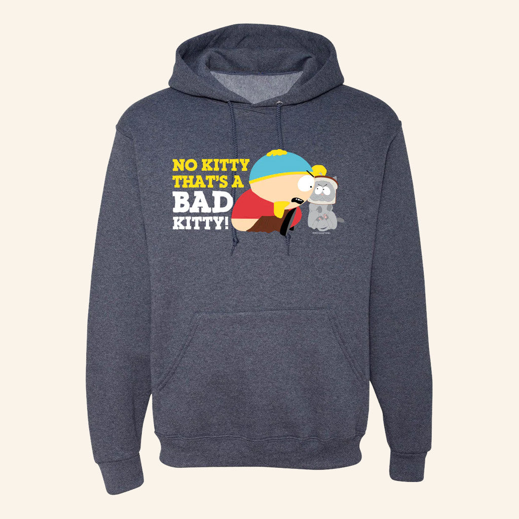 South Park Merch South Park Cartman Bad Kitty Graphic Hoodie Gift Ideas For Husband - Thriftgiftshop