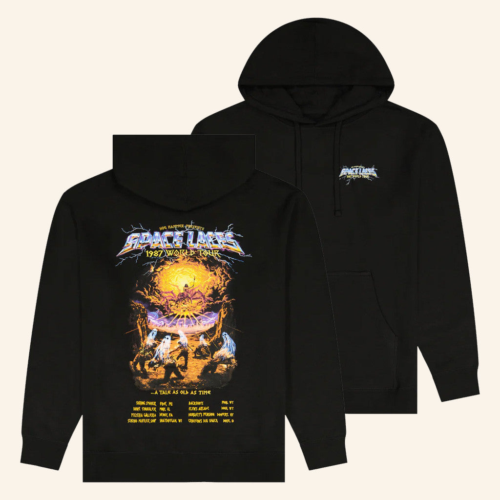 Space Laces Merch 1987 Tour Hoodie Christmas Gifts For DJ Fans - Thriftgiftshop