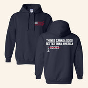 Spittin Chiclets Merch USA Hockey Things Canada Does Better Than America Hoodie Him Gifts - Thriftgiftshop