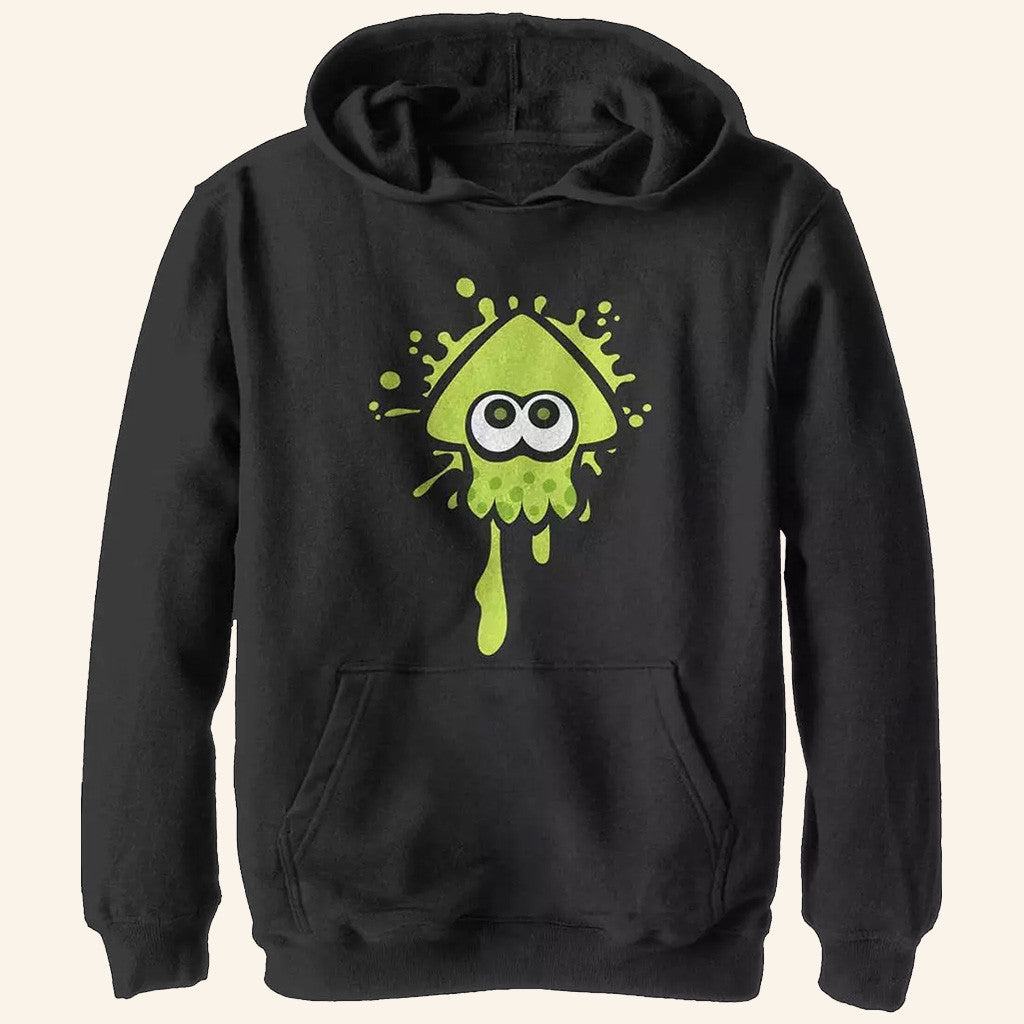 Splatoon Merch Splatoon Team Green Hoodie Gifts For Boyfriend - Thriftgiftshop