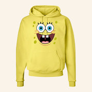 SpongeBob SquarePants Merch Big Face Hoodie Funny Gifts For Boyfriend - Thriftgiftshop