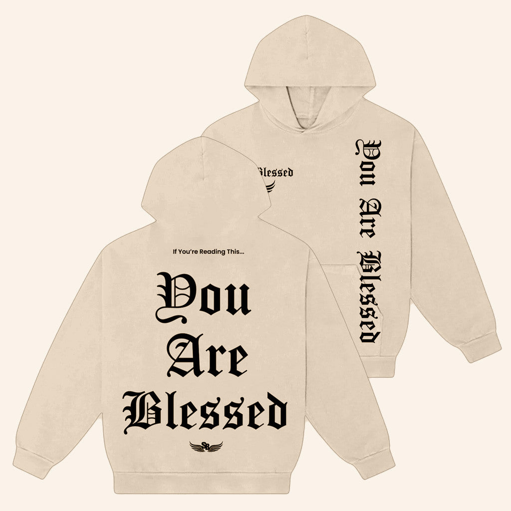 Stay Blessed Clothing Merch Stay Blessed You Are Blessed Hoodie Gifts Ideas For Her - Thriftgiftshop