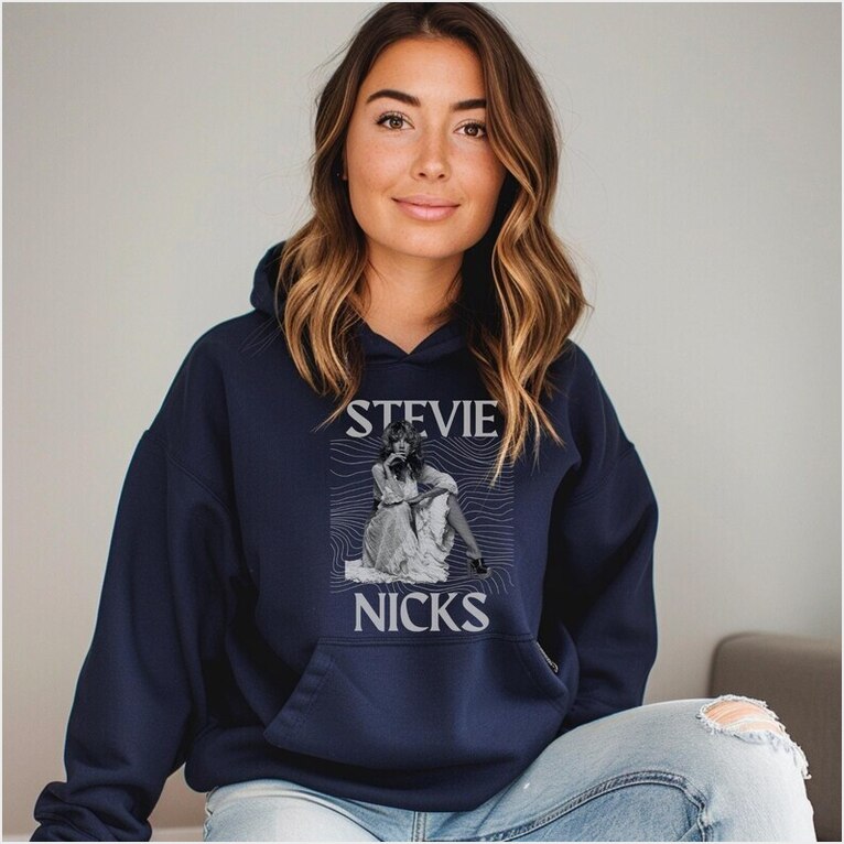 Stevie Nicks Hoodie Vintage Stevie Nicks Fan Hooded Gifts For Her Merch Apparel - Thriftgiftshop