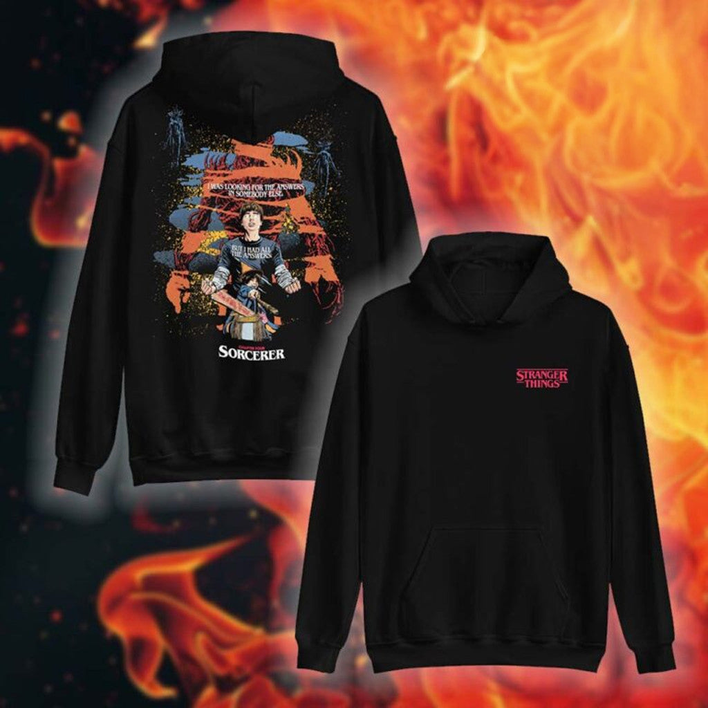 Stranger Things Merch Season 5 x Butcher Billy Sorcerer Hoodie Gifts For Husband - Thriftgiftshop