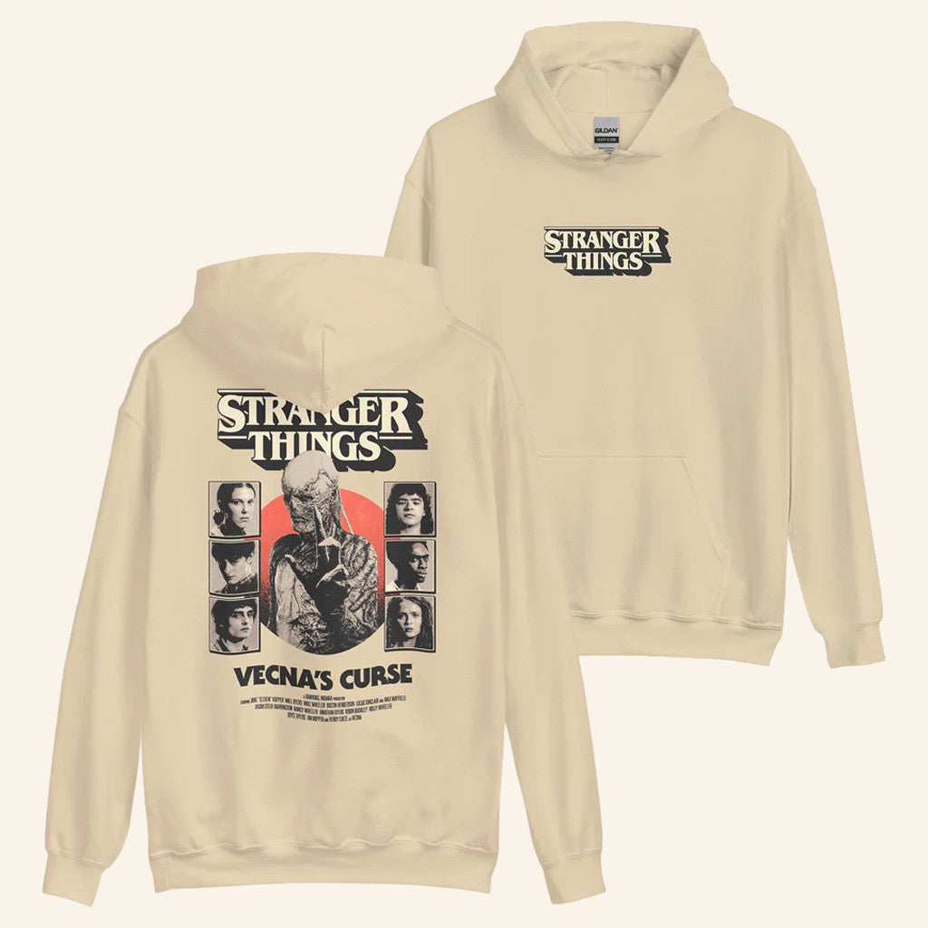 Stranger Things Merch Stranger Things Hoodie Vecna's Curse Hoodie Present For Friends - Thriftgiftshop