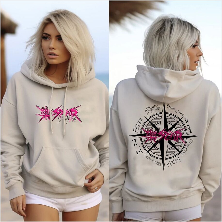 Stray Kids Rock Star Members Hoodie, Kpop Hoodie, Kpop Merch, Music Hoodie Gifts For Fans Merch Clothing - Thriftgiftshop