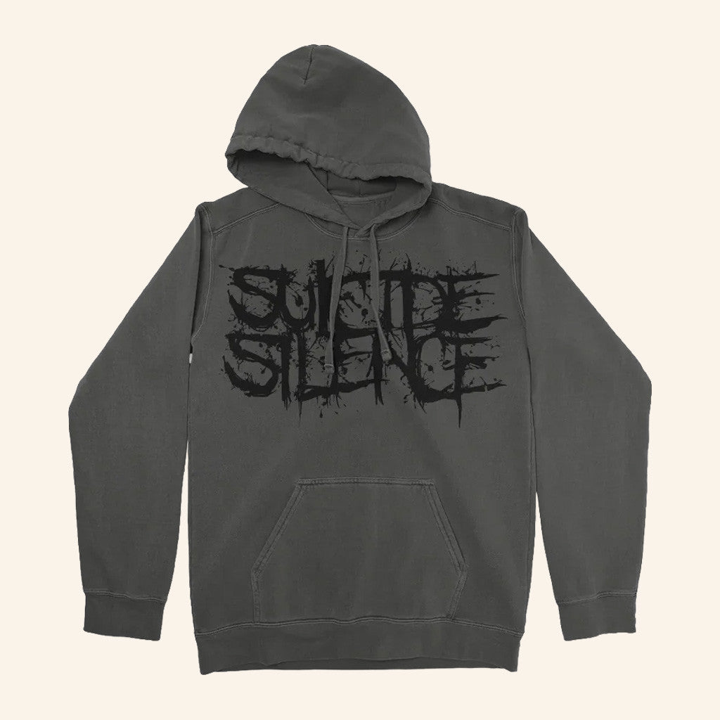 Suicide Silence Merch Suicide Silence Black Logo Hoodie Gift Ideas For Husband - Thriftgiftshop
