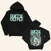 Suicide Silence Merch Suicide Silence Hands Of A Killer Glow In The Dark Hoodie Him Gifts - Thriftgiftshop