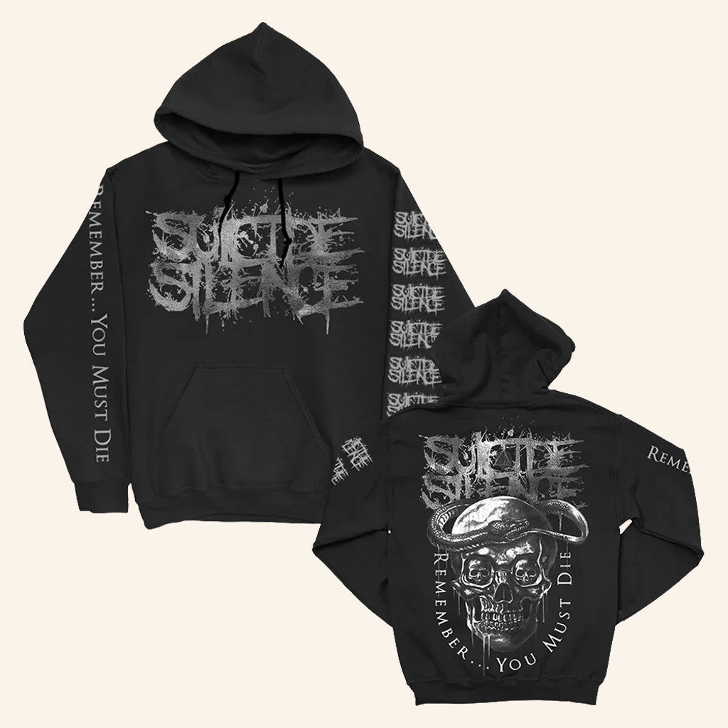 Suicide Silence Merch Suicide Silence RYMD Snake Skull Hoodie Birthday Gifts For Boyfriend - Thriftgiftshop