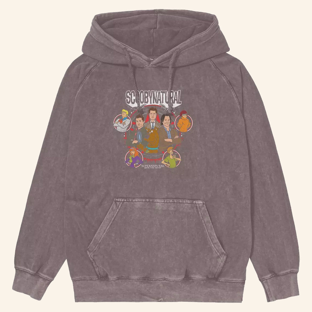 Supernatural Merch Scoobynatural Team Hoodie Birthday Present For Wife - Thriftgiftshop