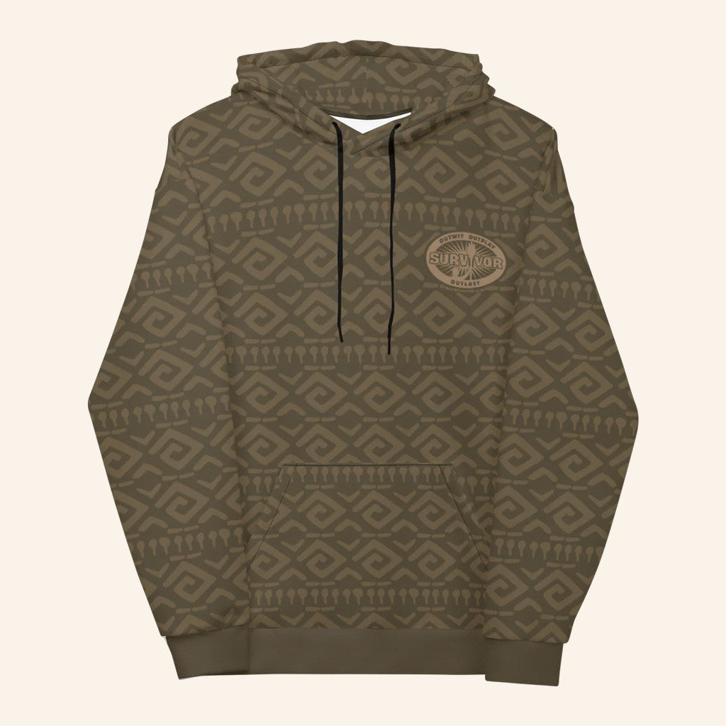 Survivor Merch Survivor Brown Tribal Hoodie Christmas Gift Ideas For Him - Thriftgiftshop