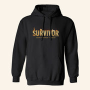 Survivor Merch Survivor Flame Logo Hoodie Christmas Gift Ideas For Dad - Thriftgiftshop