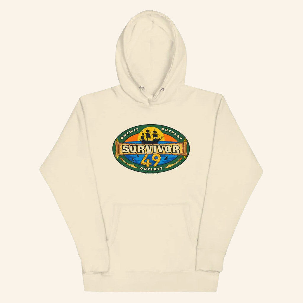 Survivor Merch Survivor Season 49 Logo Hoodie Christmas Present Ideas For Dad - Thriftgiftshop