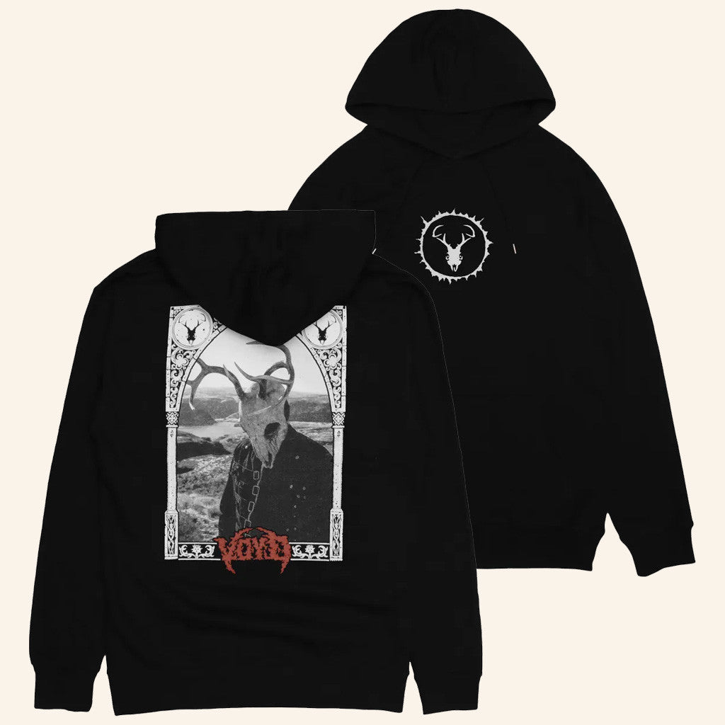 Svdden Death Merch VOYD Stag Black Hoodie Gifts For Music Lovers - Thriftgiftshop
