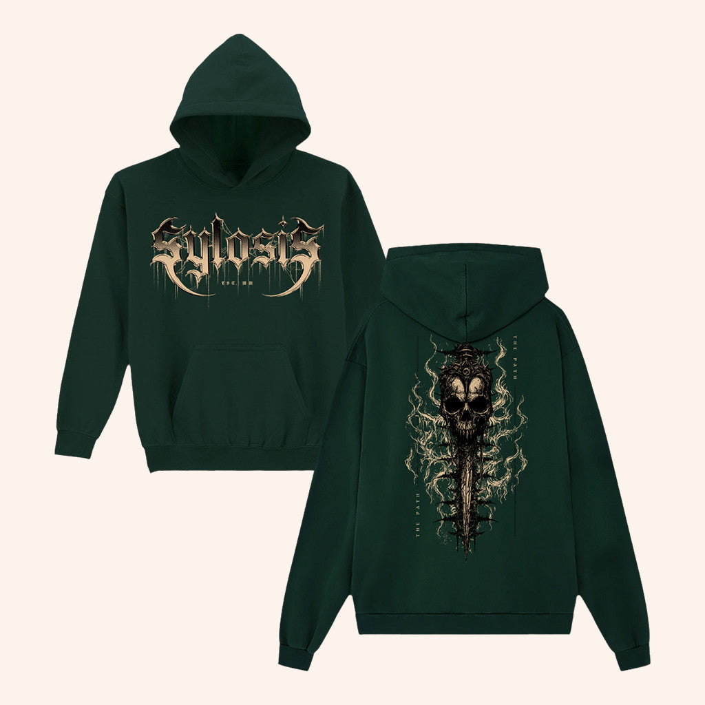 Sylosis Merch Deathblade Green Hoodie Birthday Gift Ideas For Him - Thriftgiftshop
