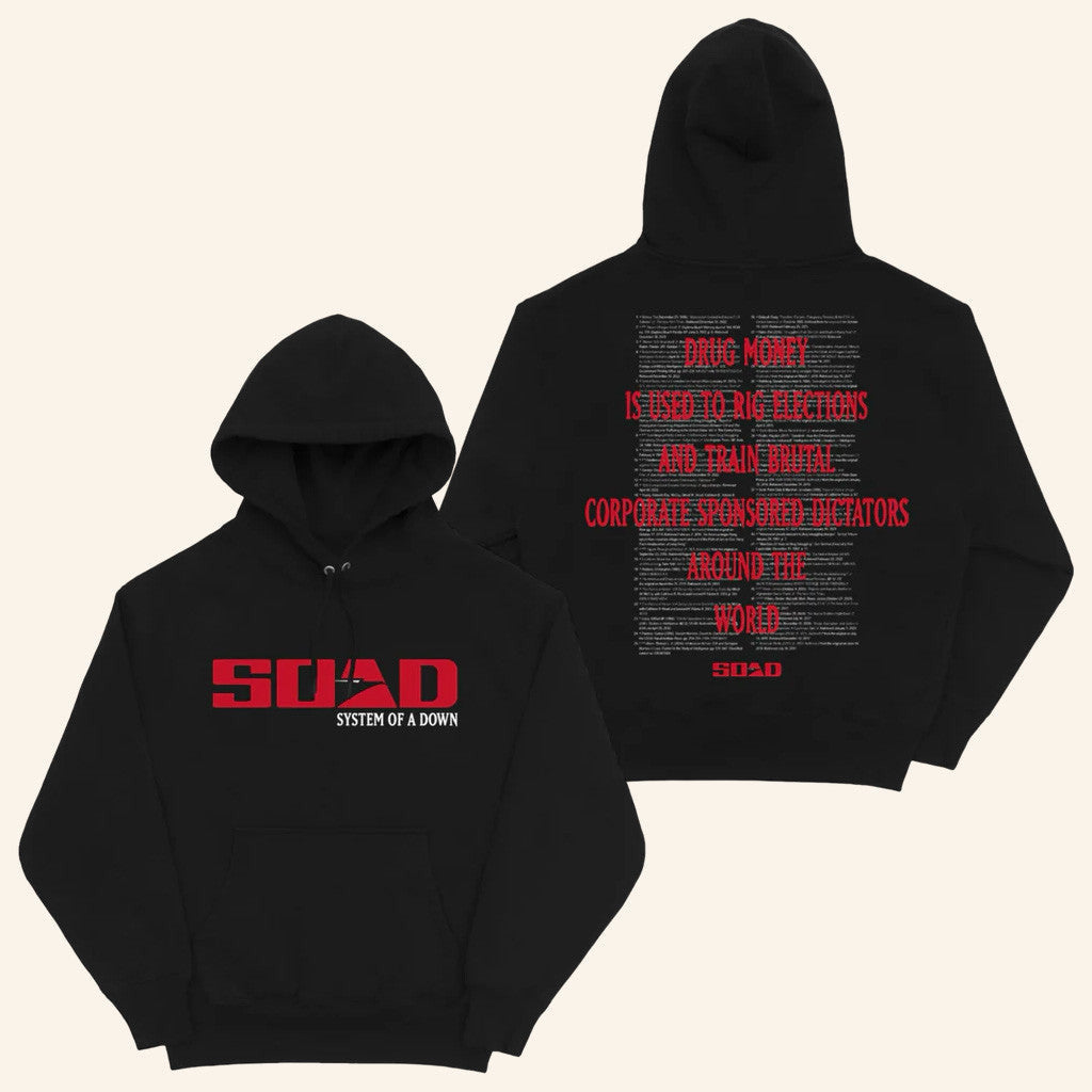 System Of A Down Merch Tour 2025 CCA Hoodie Birthday Ideas For Boyfriend - Thriftgiftshop