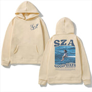 SZA SOS Good Days Hoodie Concert Tour SOS Music Album Print Hoodie Gifts For Her Merch Apparel - Thriftgiftshop