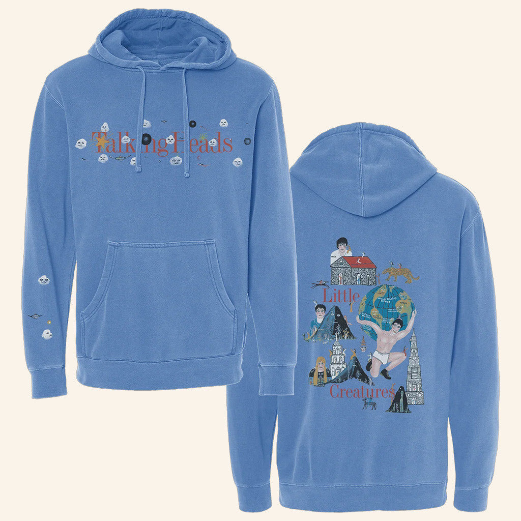 Talking Heads Official Merch Heads In The Sky Hoodie Gifts For Dudes - Thriftgiftshop