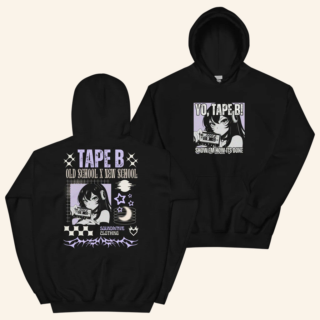 Tape B Merch Show Em How It's Done Hoodie Birthday Gift Ideas For DJ Fans - Thriftgiftshop