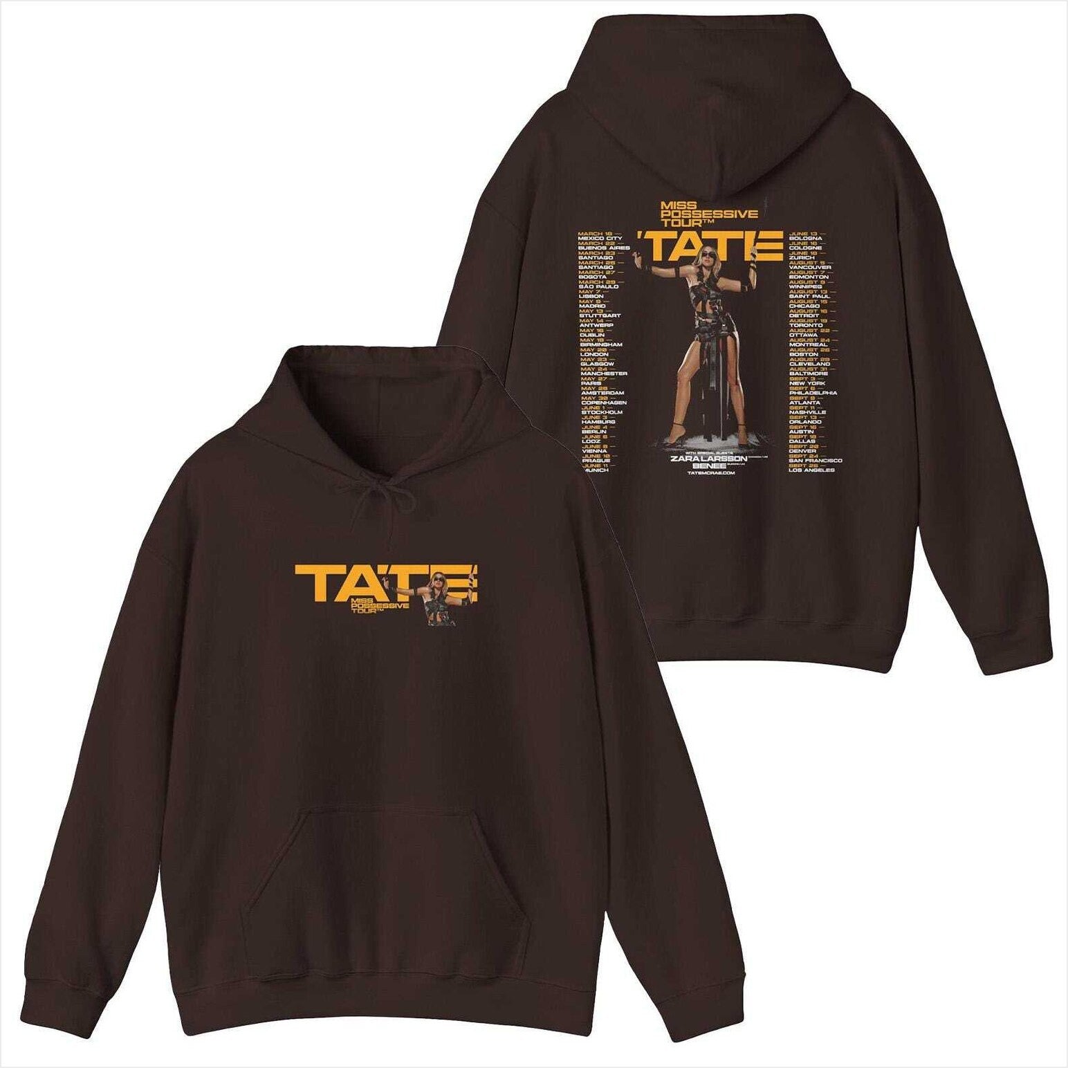 Tate Mcrae Tour 2025 Fan Shirt Tate Mcrae Hoodie Gifts For BFF Trendy Merch - Thriftgiftshop