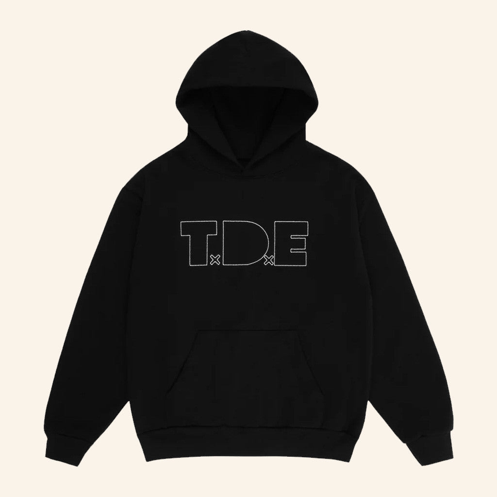 TDE Merch TxDxE Outline Stitch Hoodie Xmas Gifts For Husband - Thriftgiftshop