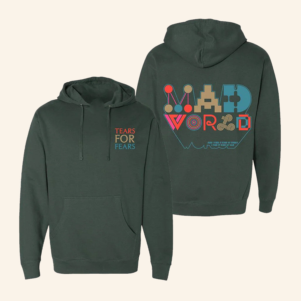 Tears For Fears Merch Mad World Hoodie Gifts Ideas For Pop Music Fans - Thriftgiftshop