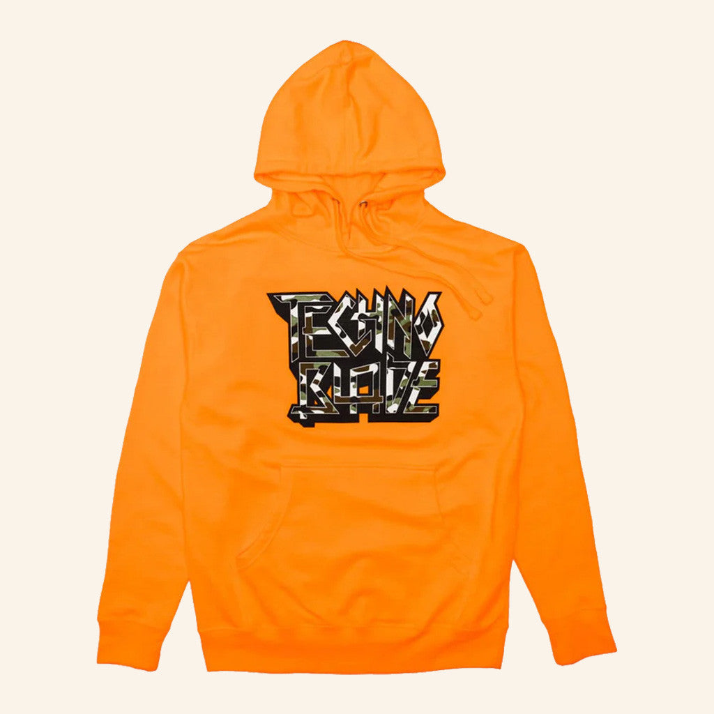 Technoblade Merch Camo Wordmark Hoodie Husband Christmas Gift Ideas - Thriftgiftshop