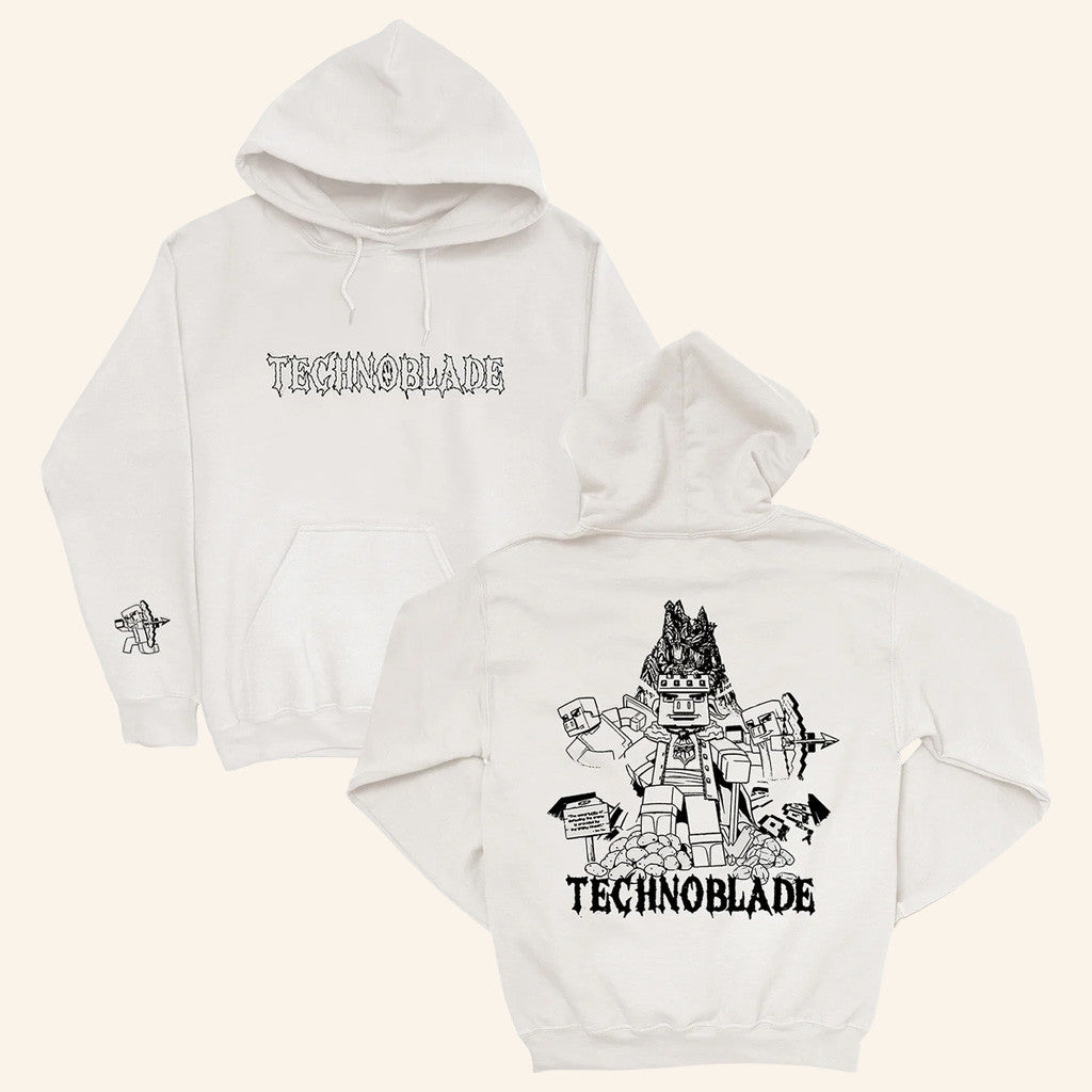Technoblade Merch Diamond Bow Hoodie Christmas Gifts For Brother - Thriftgiftshop