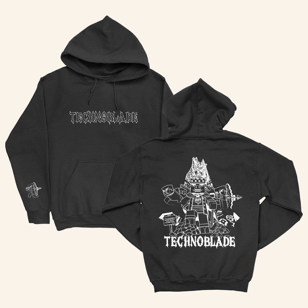 Technoblade Merch Diamond Bow Hoodie Christmas Gifts For Dad - Thriftgiftshop