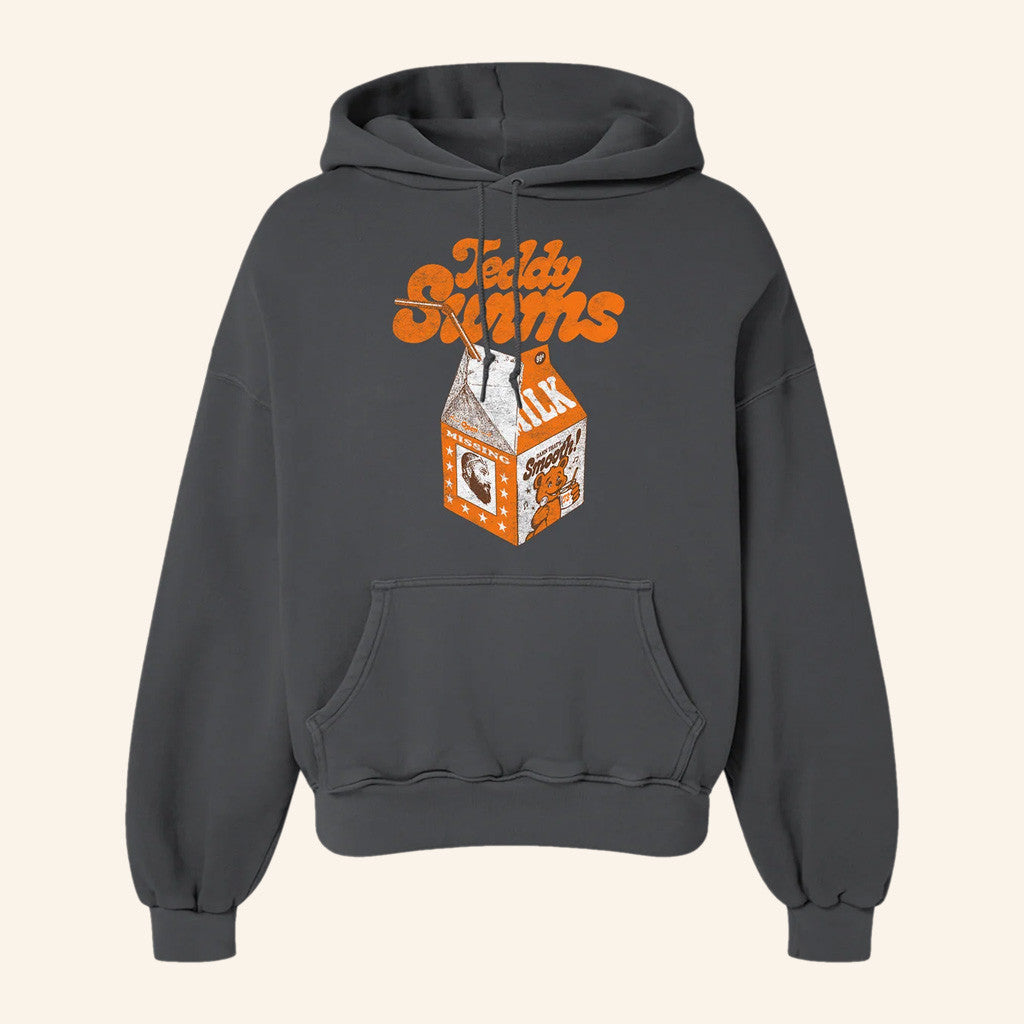 Teddy Swims Merch Milk Carton Hoodie Gifts For Music Enthusiasts - Thriftgiftshop